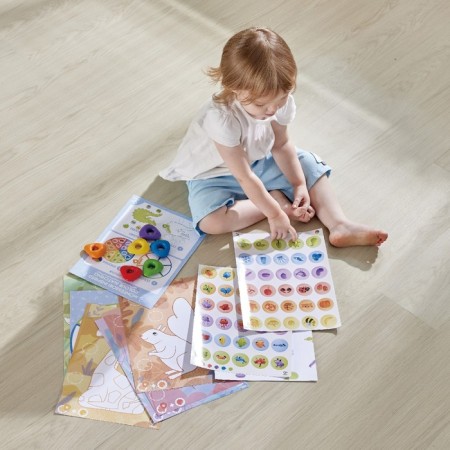 Coloring with wax crayons Hape "Baby Umnish", 6 colors