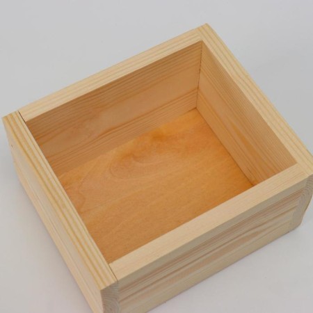 Wooden Kashpo 14.5 × 12.5 × 7.5cm Elegant, natural giving beautifully-2