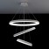 Suspended Citilux “Jupiter Smart” CL730A150S 75x75x40 cm, 3x56.7W, LED, white color