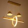 Lamp Bayerlux 1641/4 LED 160W 3000-6000k gold 73x29.5x129 cm