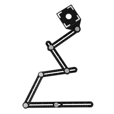The folding line of the tundra for positioning holes during drilling, 6 angles, 25-45-60-10