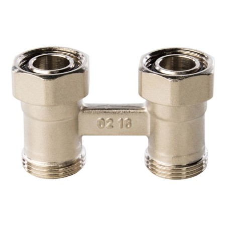 Lower connection of the radiator Stout SVH-0002-0000, 3/4 ", two-pipe system, straight-2