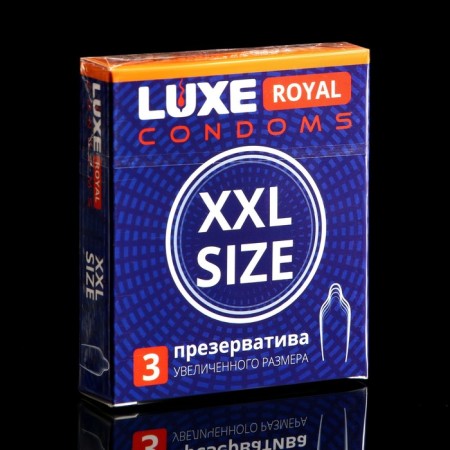 Condoms Luxe Royal XXL SIZE, 3 pcs.