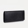 Women's wallet on the button, black color