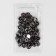 Installation button, omega (o-shaped), d = 15 mm, black nickel color
