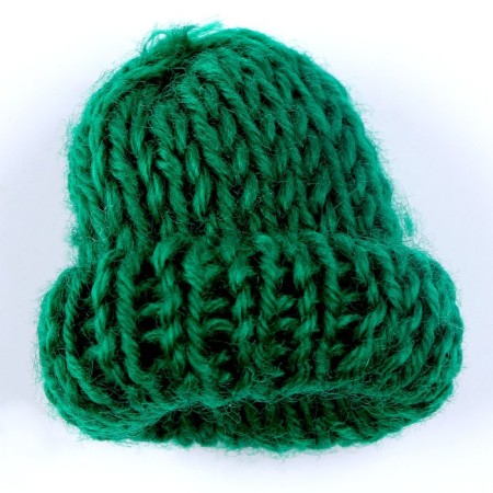 Knitted hat knitted, set 10 pcs., Green color-2