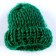 Knitted hat knitted, set 10 pcs., Green color