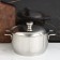 Classic-Prima pan, 3 l, d = 20 cm, capsule, with a heat distribution layer, metal cover, induction