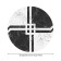Groundpress on the table "Marble tiles", round, oxford, elastic band, size 120x120 cm, diameter 75-100 cm