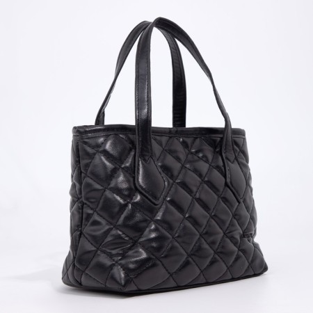Bag Female Tout with zipper, black color-3