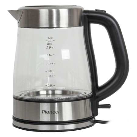Pioneer KE807G teapots, glass, 1.7 l, 2200 watts, silver-1