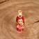 Whistle painted "nesting doll", 7.5 cm, wood, mix