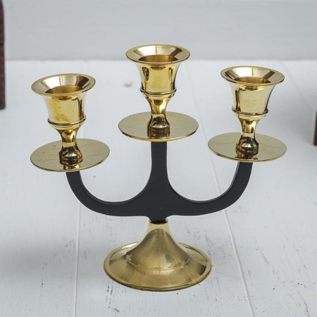 Summary for 3 candles "Osman" Brass 13 cm-1