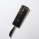 Stainless steel knife Magistro "folk", length 22 cm, black color
