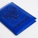 Cover for passport, blue color
