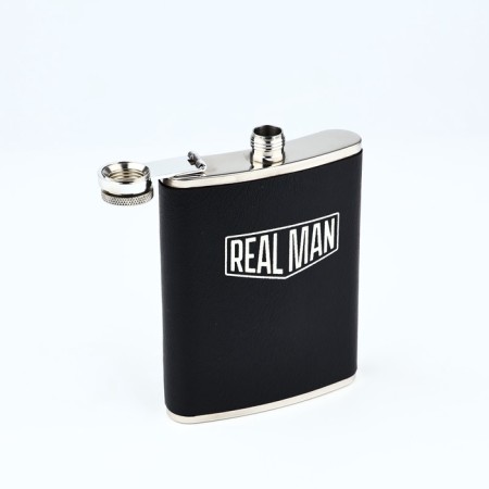 Gift set "Real Man": Flake 240 ml, piles 30 ml x 2 pcs, funnel-3