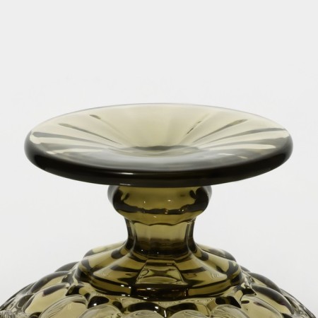 Glass Glass Magistro "La-Channel", 350 ml, 12 × 10.5 cm, green color-5