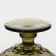 Glass Glass Magistro "La-Channel", 350 ml, 12 × 10.5 cm, green color