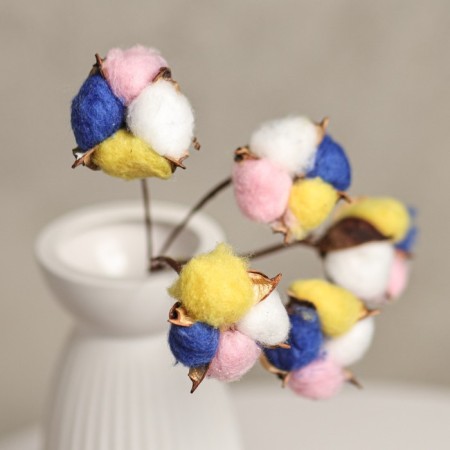 Sukhotzet "Cotton" D-5 cm, 30 cm, mix set 5 pcs