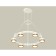 Suspended Ambrella Light, XR92031102, GX53 LED 12 W, white sand, yellow gold