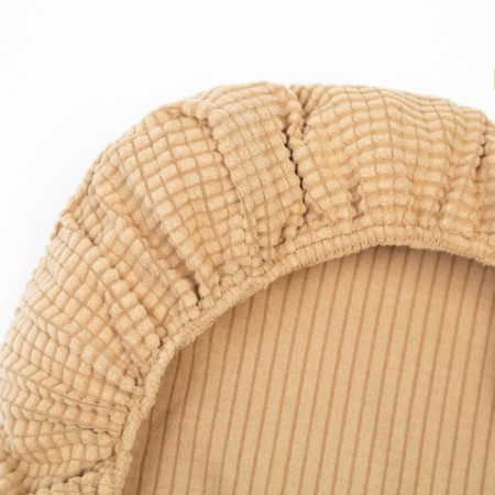 Case for chair Comfort Knitwear Jacquard, Cocoa Color, 100% Polyester-2