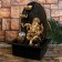 The desktop fountain from the network, the backlight "Golden Ganesh at the waterfall with bowls" 35x25x20 cm
