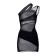 Candy Girl dress with open shoulder, OS size, black color
