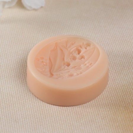 Molds Silicon "Lundians in Oval" 3.9x3.1x0.5 cm-2