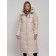 Coat insulated winter female, size 42, beige color