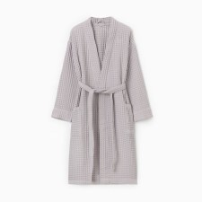 Wafel dressing gown for men elongated Ethel 