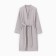 Wafel dressing gown for men elongated Ethel "Boho" p. 50-52, centered silver, 100%HL, 290 g/m2