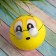 The ball "Smiles", soft, 6.3 cm, MIX color