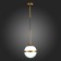 STL LUCE Sus. SL1157.303.01. Arbe. 1x40 W, E14, 20.3x20.3x45 cm, bronze color