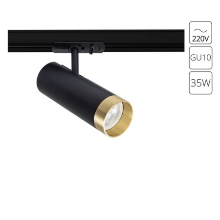 Car lamp Arte Lamp Topic A2356PL-1BK, GU10, 35 W, 16 cm, black