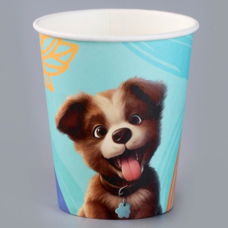 A single -single paper glass "puppy", 250ml-2