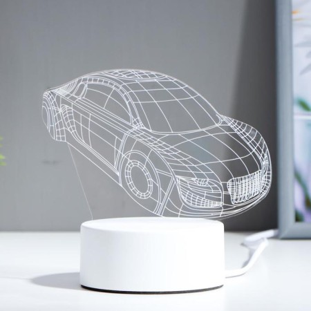 Lamp "Auto" LED 3 white modes from the network 10.5x13x20.5 cm Risalux-1
