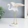 Souvenir Polystone "White Stork. Lugus of wings" 20.5x12.5x22 cm