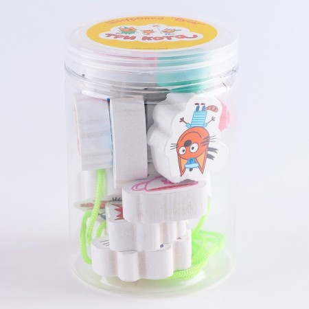 Wooden toy "Lacing-Busy.Thota" in a bank-5