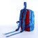 Baby backpack on lightning, 2 outer pockets, blue color