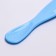 A spoon of a children's silicone for feeding, the color is blue