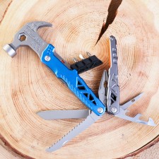 Multitul 13V1 with pliers and hammer, blue