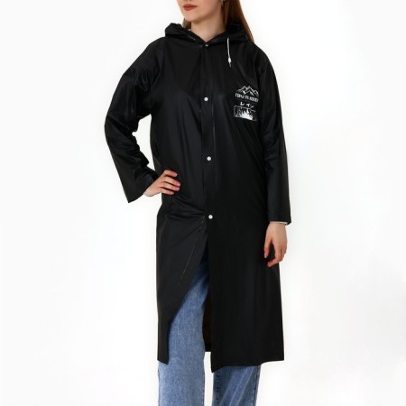 An adult raincoat with a branch for anime backpack, universal size-2