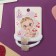 Hair gum "Pupsenok" (set 2 pcs) Bunny, 4 cm, white