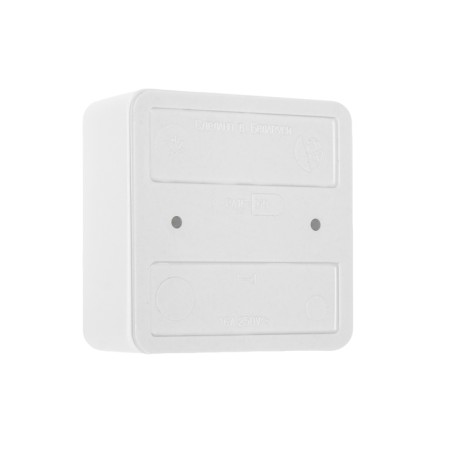 Rosette "Elect" Ra 16-019, 16 A, 250 V, single, open, with a mounting panel, white-1