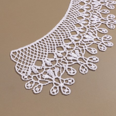 Gypury collar, 25 × 7 cm, white color-3