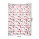 Decorative panel with photo printing "Multi -colored hearts", vertical, size 150x200 cm