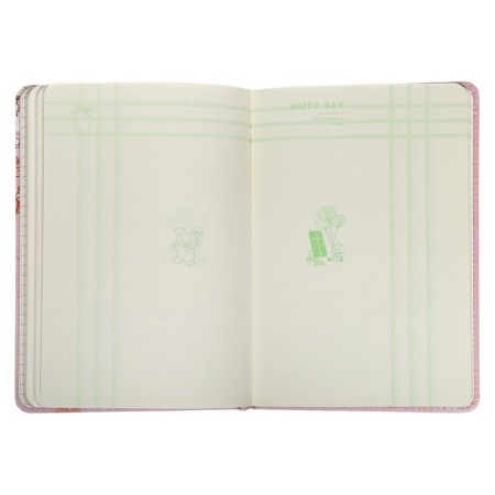 Gift notebook, A6+, 132 sheets, color block, with a stream on a magnet, PVC cover, "Anime", mix-7