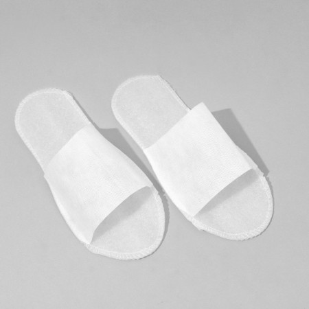 Disposable anti -crisis slippers, 4 mm, white-2
