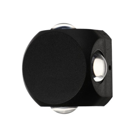 Facade lamp “Cube”, FSD-064, 4 watts, 3000k, 2 rays, IP65, 220 V, plastic, black-6