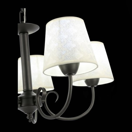 Suspended EVOLUCE lamp. Sle120303-05. Rimento. 5x40 watts, E14, 58x58x30 cm, dark -gray color-6